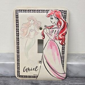 Disney Ariel The Little Mermaid Metal Light Switch Cover Open Road Brands 3.5x5